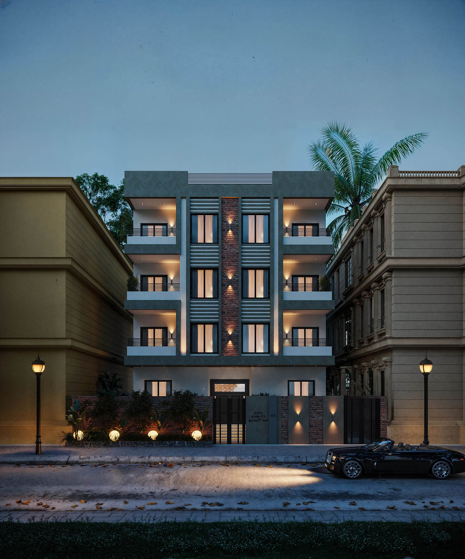 تصميم واجهة خارجية مودرن - 3